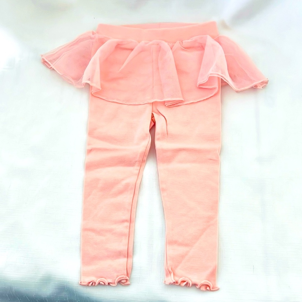 New~Onesie & Leggings With A Tu Tu / 2~Piece Set - Picture 3 of 8
